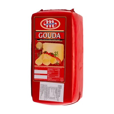 Branza semitare Gouda 45%, kg MLEKOVITA