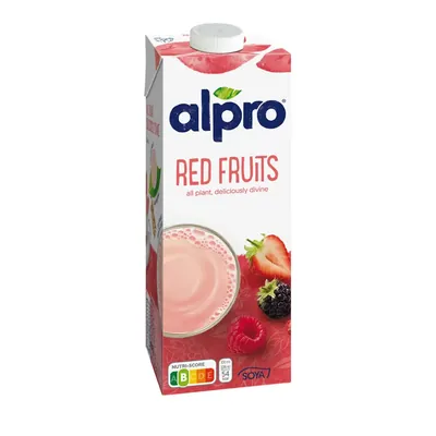ALPRO Bautura din soia cu gust de fructe rosii 1l