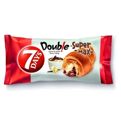 7 DAY'S Croissant Double Cacao&Vanilla 110g