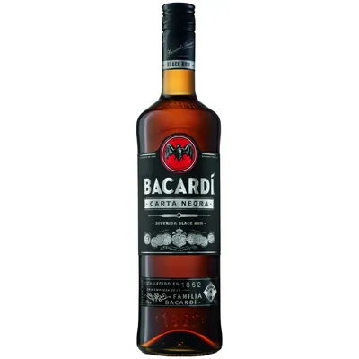 BACARDI Rom CARTA NEGRA 40%, 1L