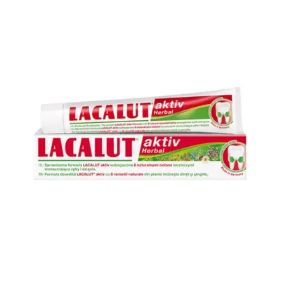 LACALUT Pastă de dinți Active Herbal 75ml