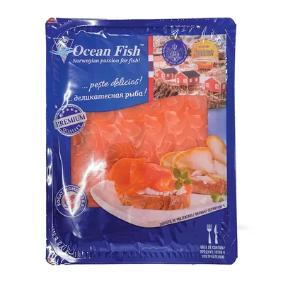 OCEAN FISH Somon file sărat feliat 200g