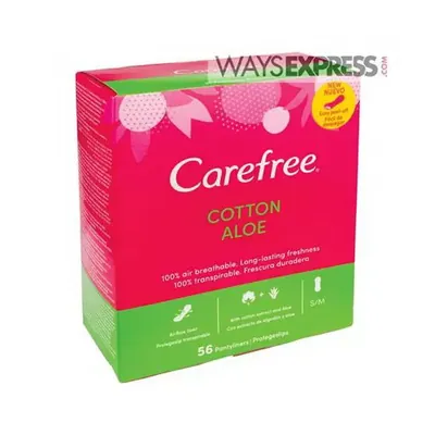 Absorbante Cotton Aloe 56 buc CAREFREE