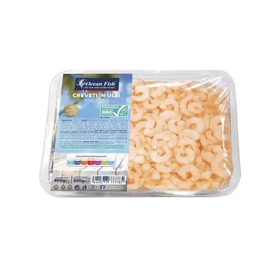 OCEAN FISH Creveti fierti in ulei, 500g