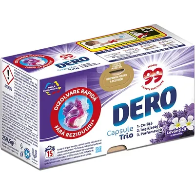 Capsule Trio Levantica si Iasomie 15buc DERO