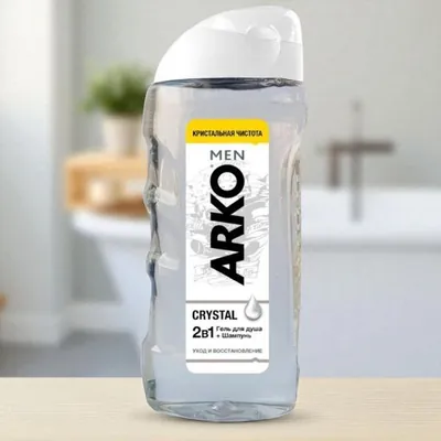 Gel de dus 2in1 ARKO MEN Crystal, 260 ml
