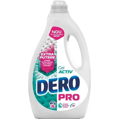 Gel de rufe DERO PRO Activ, 36 spalari, 1.8 L