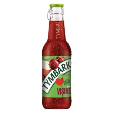 Bautura TYMBARK cu suc de visine, mere, 250 ml
