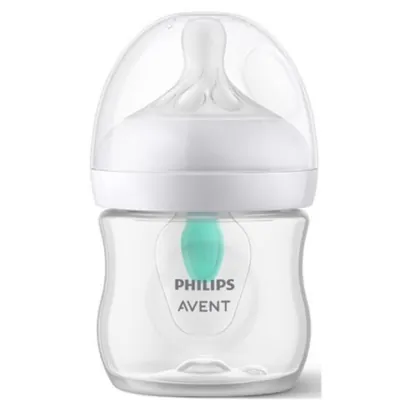 AVENT Biberon din plastic tetina din silicon anti-colici 125ml 0m+