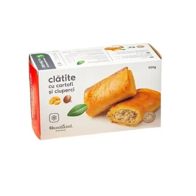 Gustland Clătite cu cartofi și ciuperci 8buc 500g