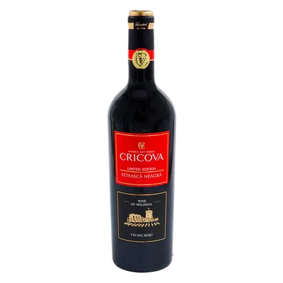 Vin Cricova Feteasca Neagra rosu sec 0.75l