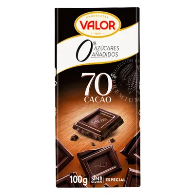 Ciocolata neagra Valor 70% 100g